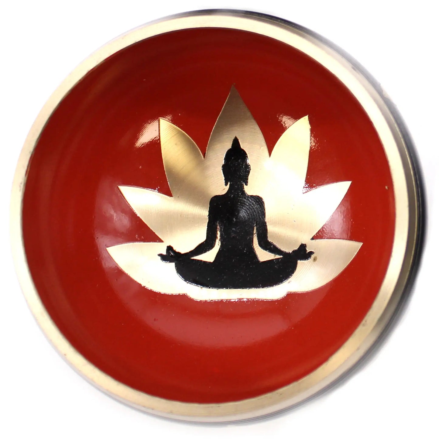 Buddha-Klangschale in Schwarz