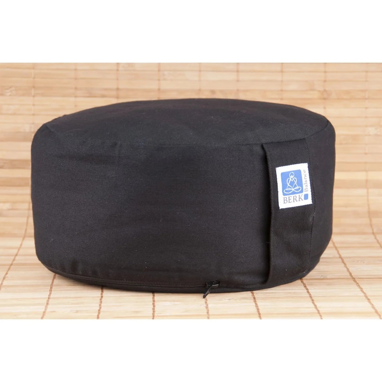 Kapok-Yogakissen in Schwarz