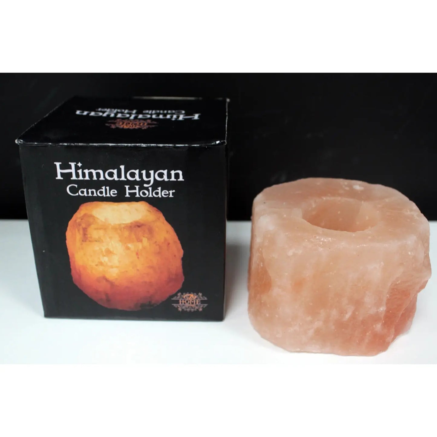 Salzkristall-Teelichthalter