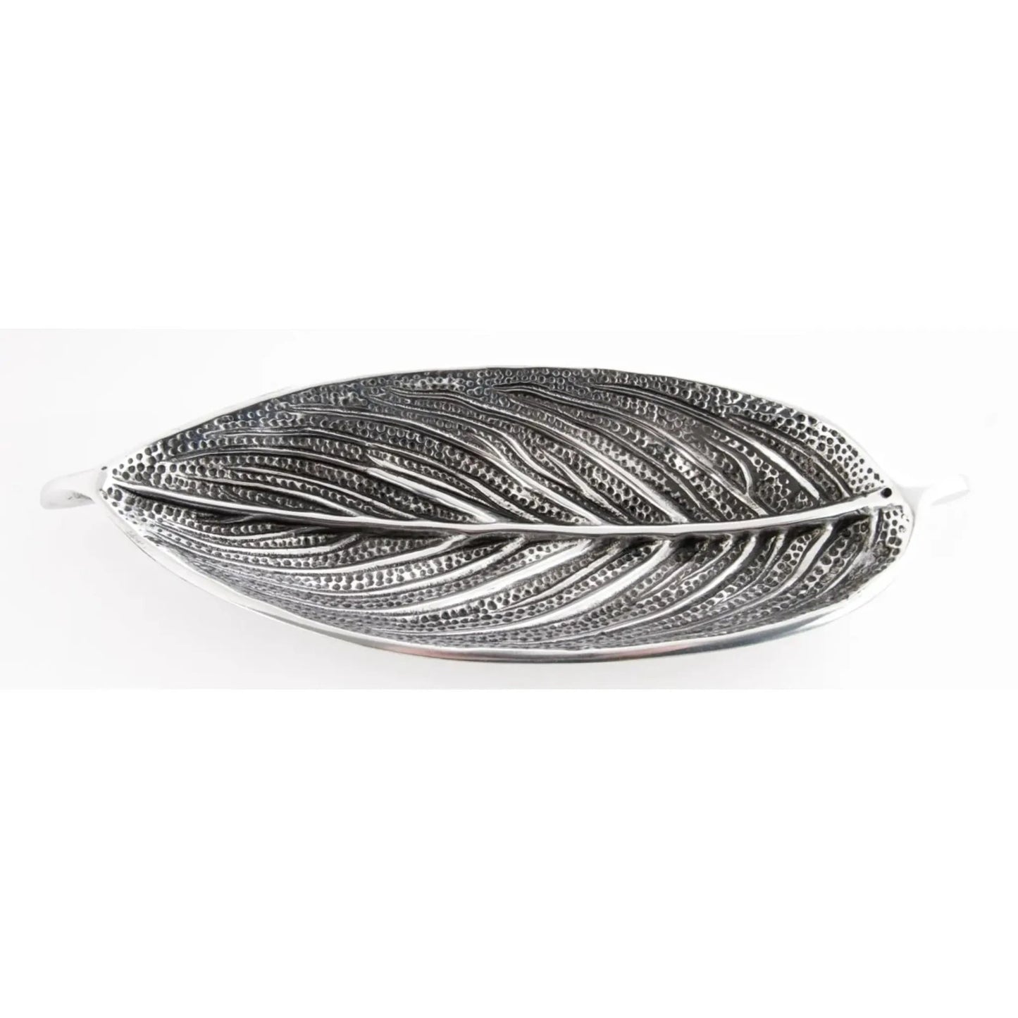 Räucherstäbchenhalter aus Metall im Blatt-Design