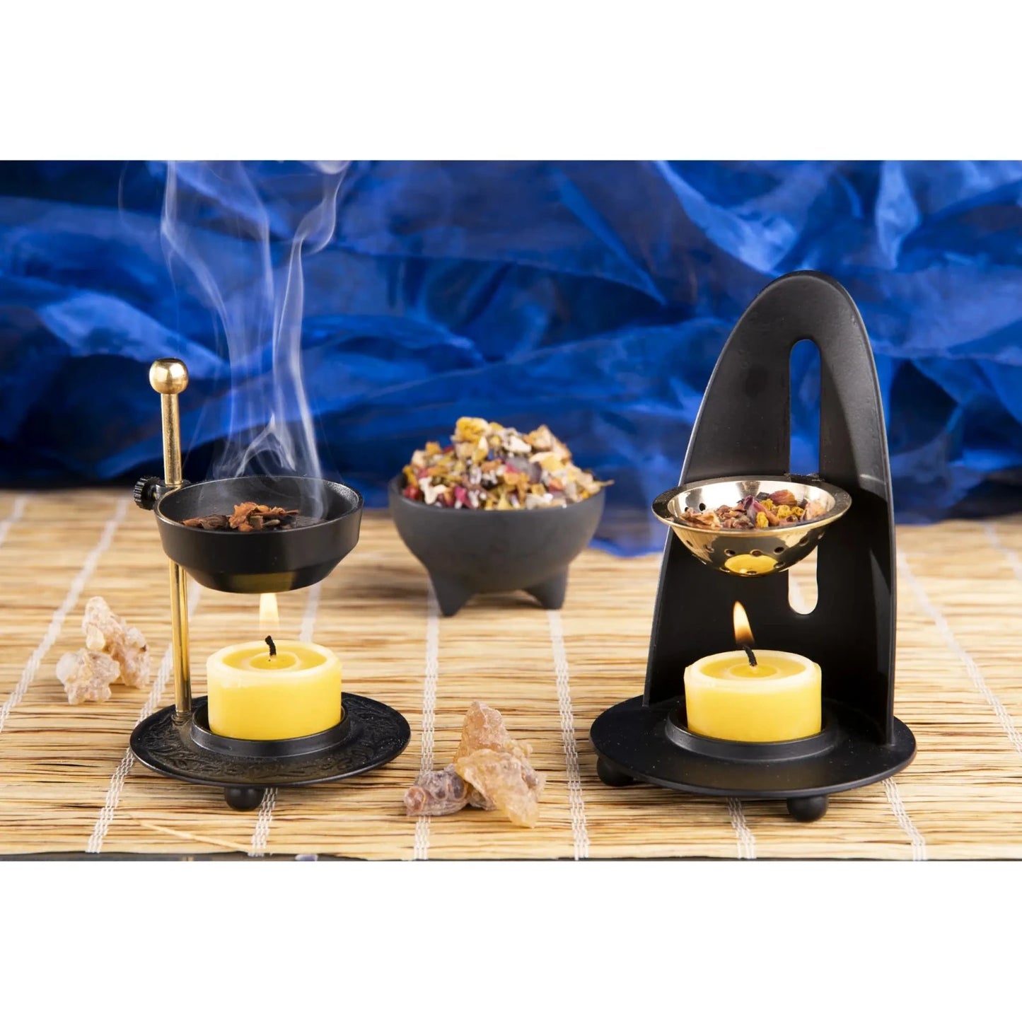 Räucherstövchen mit Sieb - höhenverstellbar