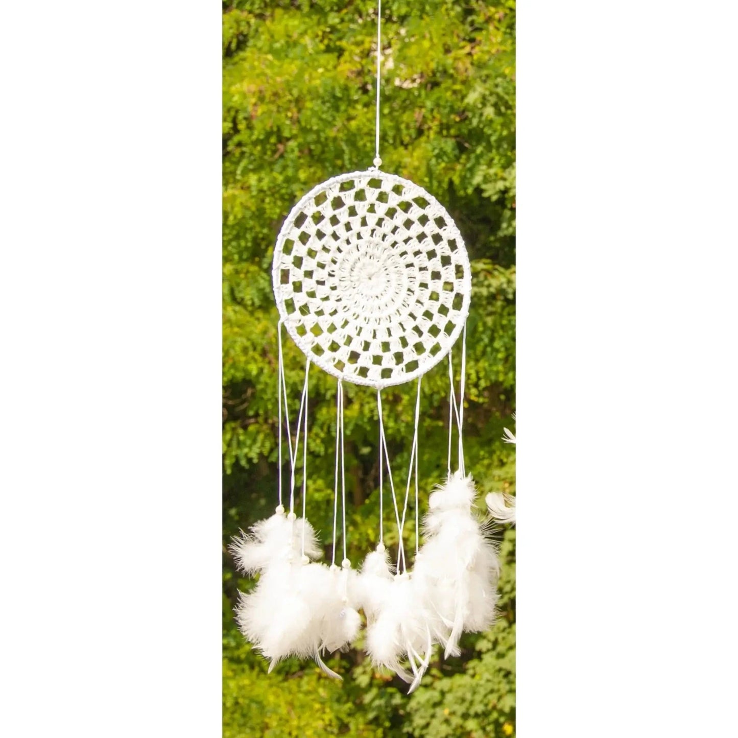 Traumfänger in Weiß