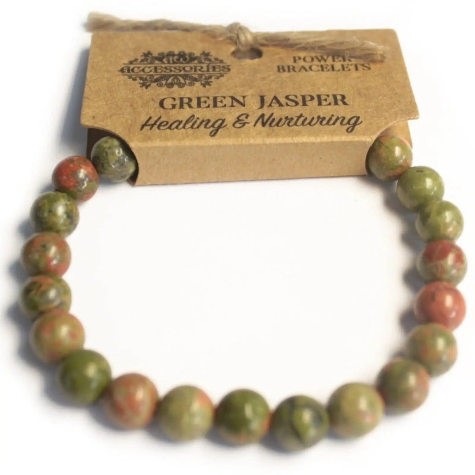 Grüner Jaspis Armband