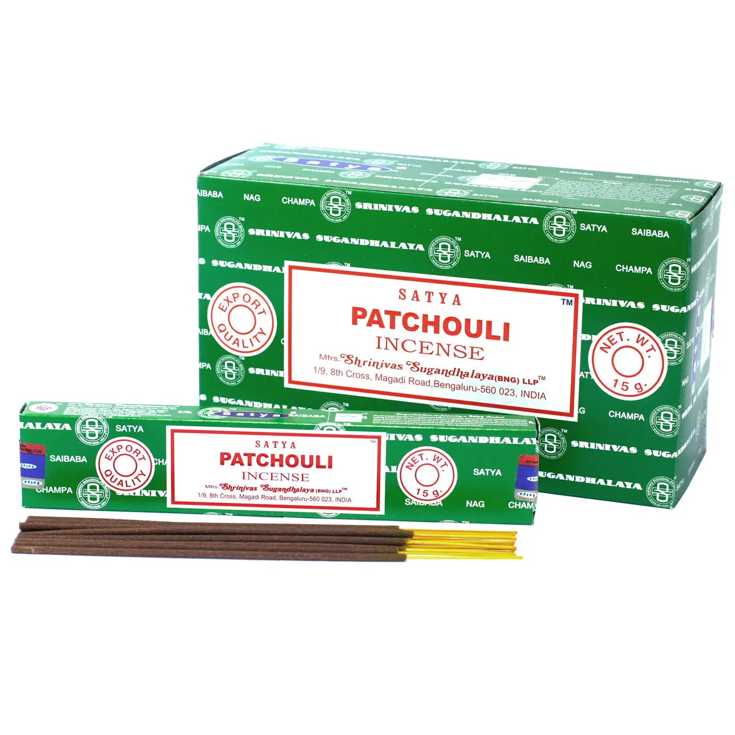 Satya-Räucherstäbchen - Patchouli