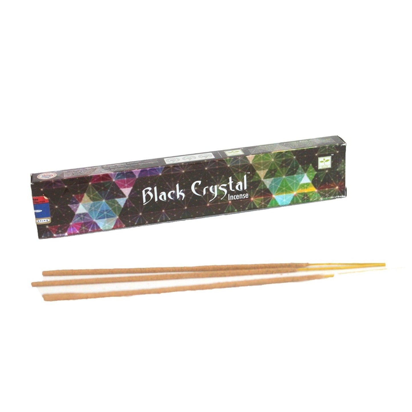 satya räucherstäbchen black crystal